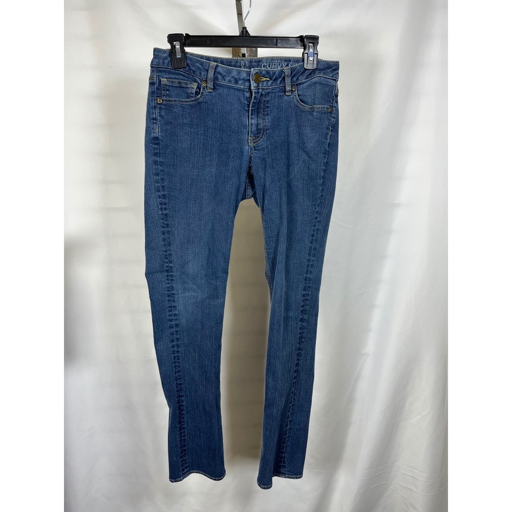 New York & Company Curvy Skinny JeansMedium Wash Blue Denim Womens Size 8 Petite